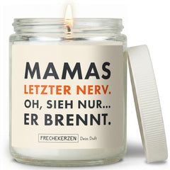 Kerze im Glas | mamas letzter nerv. oh, sieh nur... er brennt.