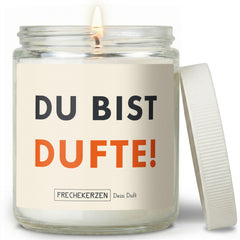 Sojawachs Kerze | du bist dufte!