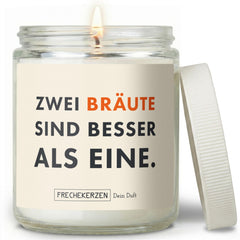 Deko Kerze | zwei bräute sind besser als eine.
