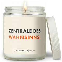 Kerze mit Spruch | zentrale des wahnsinns.