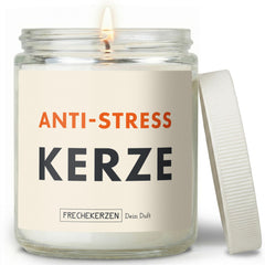 Kerze mit Spruch | anti-stress kerze